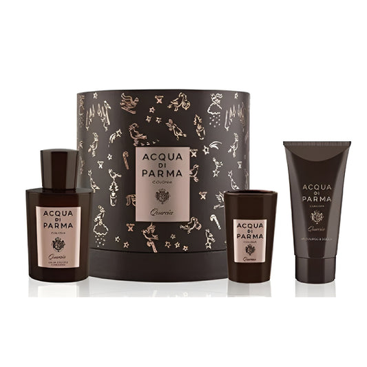 ACQUA DI PARMA COLONIA QUERCIA SET - EAU DE COLOGNE 100ML + SHOWER GEL 75ML + VELA 65G